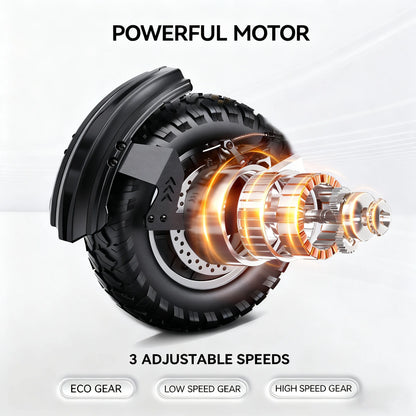 OOTD T10 Electric Scooter 900W Peak Power 48V 13Ah 31mph Adult Electric Scooter 21-28 miles 11 Inch Tires Collapsible E-Scooter