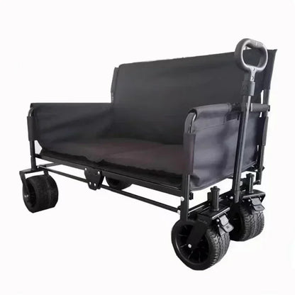Outdoor camping cart, camping trailer, foldable stall, small cart, hand pulled travel camping picnic cart