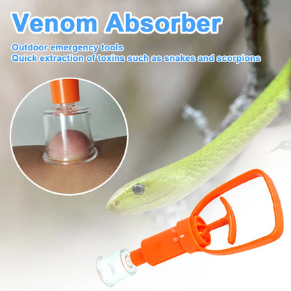 Outdoor Safety Venom Snake Mosquito Bite Camping Survival Venom Extractor Pump Poison Remover First Aid Equipment