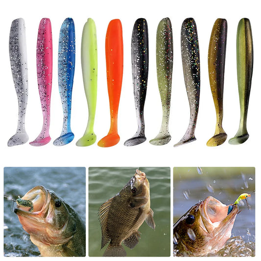 10Pcs 9cm Fishing Soft Lure