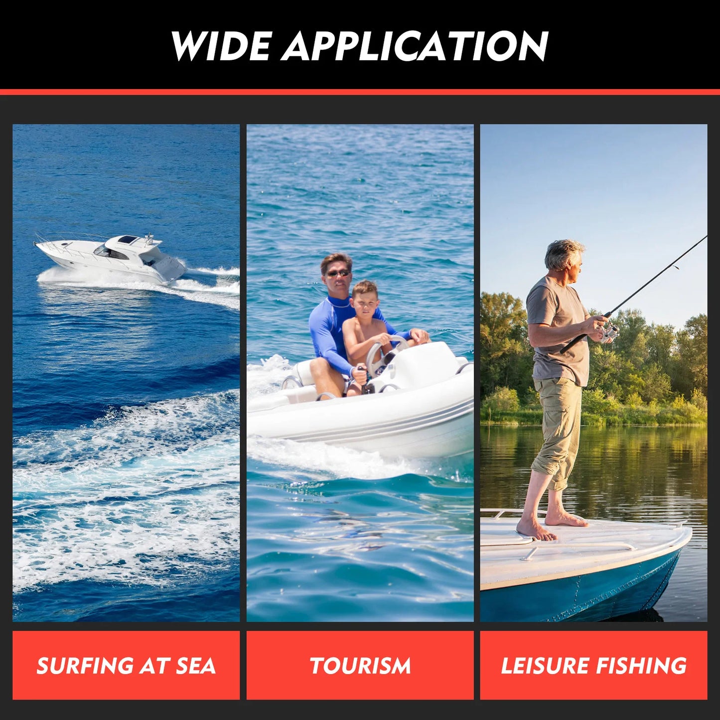 12HP Aluminum Outboard Motor